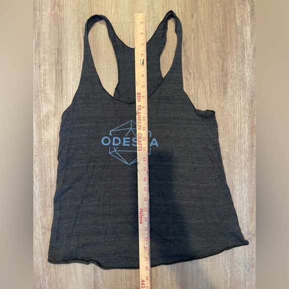 Large Odesza Women’s Racerback Tank-Dark Grey-EUC - Picture 5 of 5